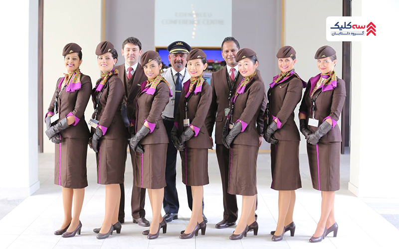شرکت هواپیمایی اتحاد ایرویز با خوشتیپ ترین مهمانداران هواپیما