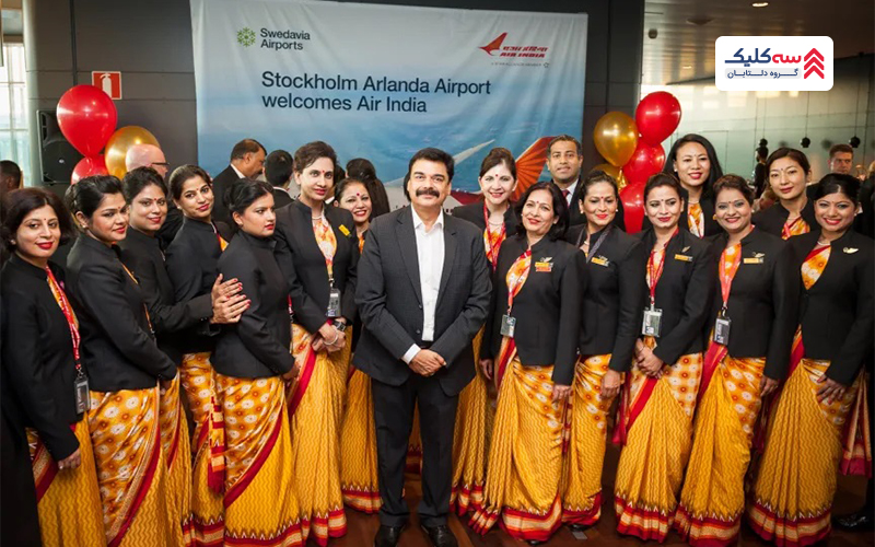 شرکت هواپیمایی ایرایندیا با خوشتیپ ترین مهمانداران هواپیما