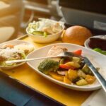 غذا و نوشیدنی در کلاس پروازی مختلف