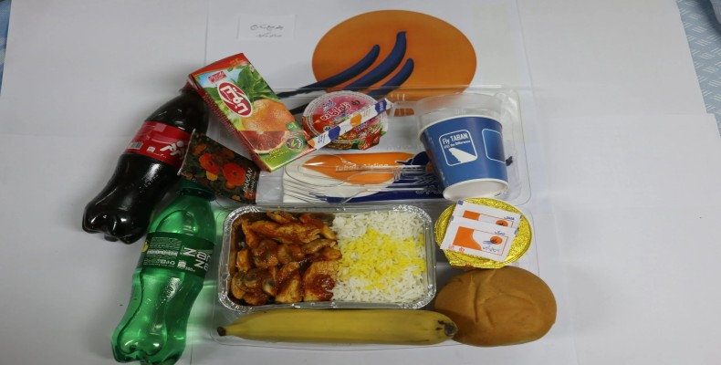 غذای هواپیما در ایرلاین تابان با وعده آماده برای پرواز داخلی