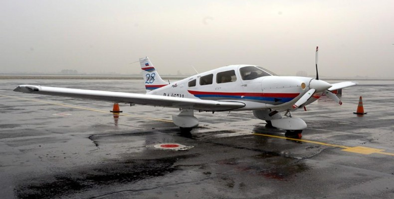 نمای ترمینال فرودگاه نظامی آرزنی در نور هاچن ارمنستان