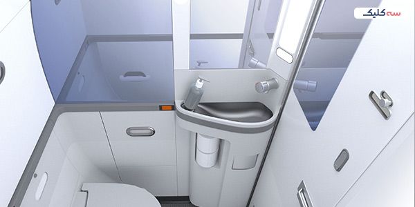 سیستم تخلیه فاضلاب و دستشویی هواپیما