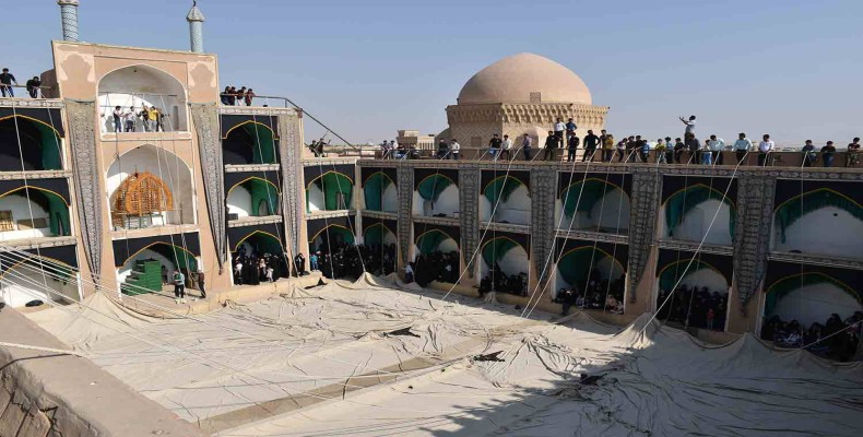 پوش‌کشیدن از آیین های محرم در فرهنگ بومی یزد