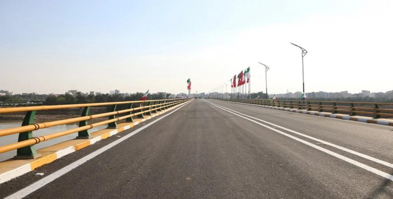 پل نهم اهواز یا پل شمالی | جدیدترین پل‌های اهواز با طراحی مدرن و پایه‌های کمتر در کارون