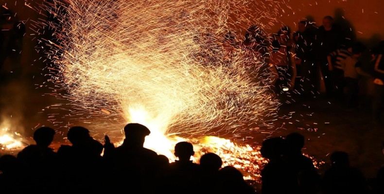 چهارشنبه سوری در کاشان