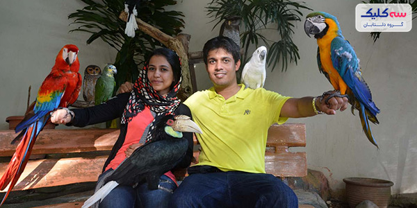 2)     پارک پرندگان کوالالامپور؛ بهشت پرنده‌ها