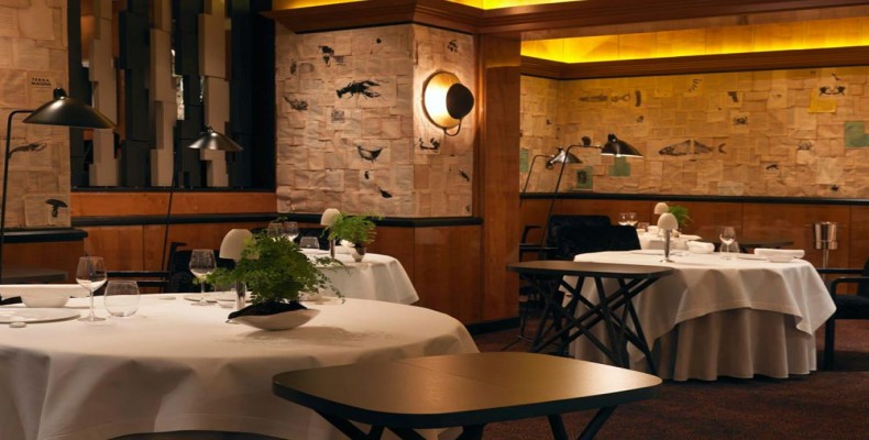فضای زیبای داخلی رستوران پیر گاگنیر (Pierre Gagnaire)