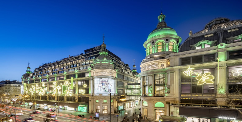 فروشگاه پرانتان (Printemps Haussmann) در شانزه‌لیزه پاریس