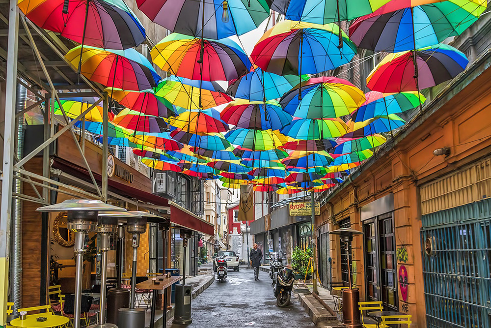 Kadikoy Umbrella Street