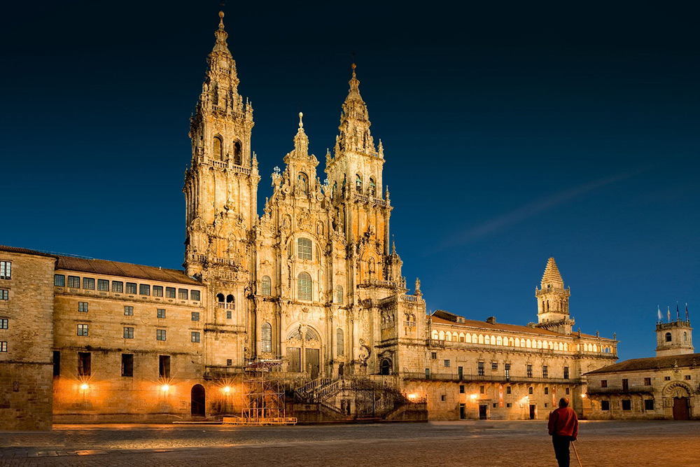  از شهرهای اسپانیا Santiago de Compostela