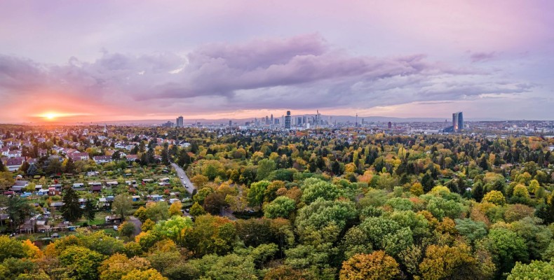 جنگل شهری فرانکفورت و فضای سبز اطراف شهر