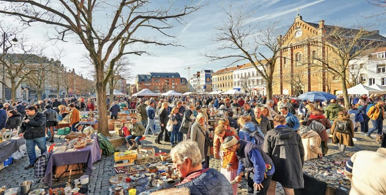 بازار کک مارولز بروکسل؛ خرید اجناس دست دوم در سفر انفرادی