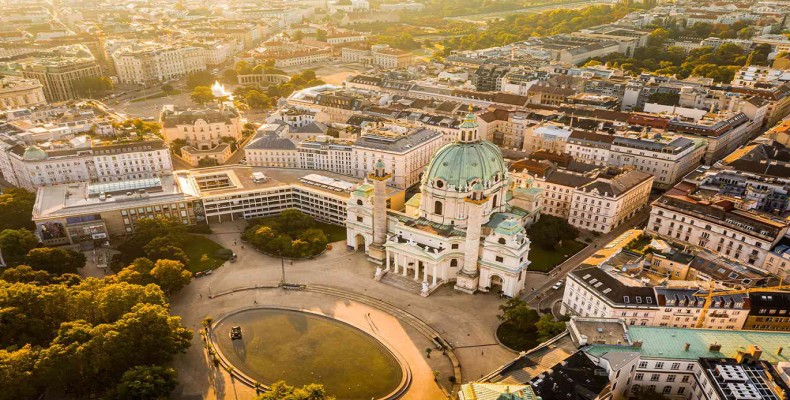 نمایی از شهر زیبای وین