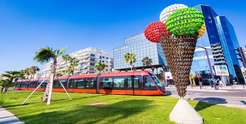 حملونقل عمومی و تراموا در شهر نیس فرانسه