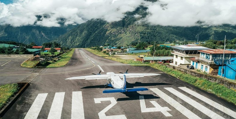 فرودگاه لوکلا نپال با باند کوتاه و موقعیت کوهستانی، یکی از خطرناک ترین فرودگاه های جهان