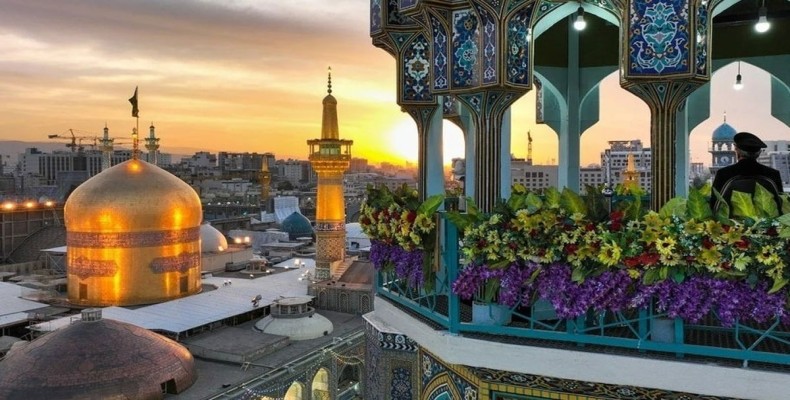 حرم امام رضا در عید نوروز؛ شلوغ ترین شهر ایران در تعطیلات