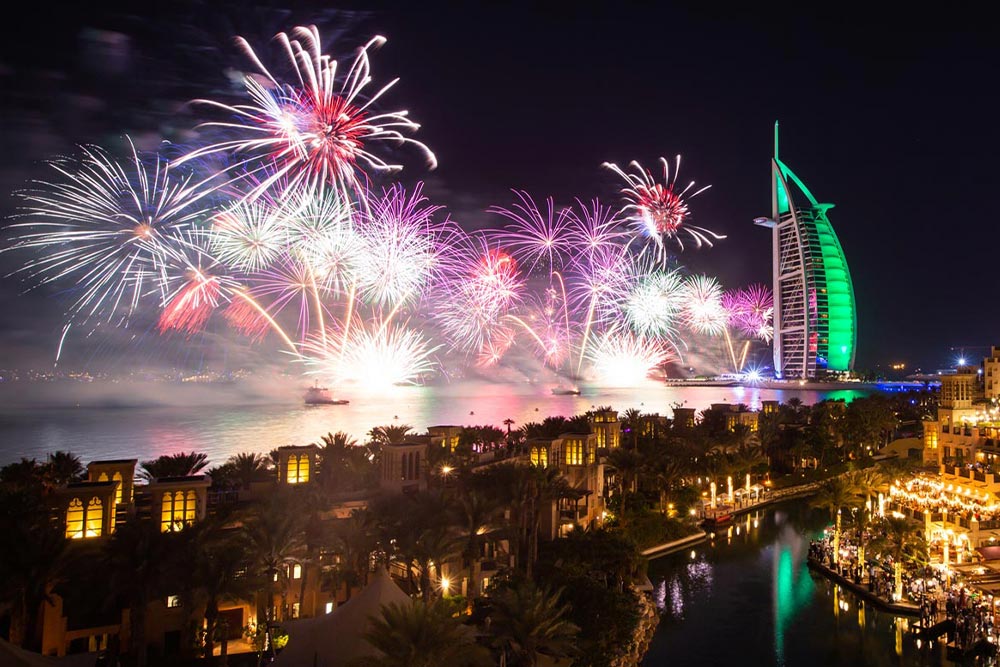 Dubai New Year fireworks