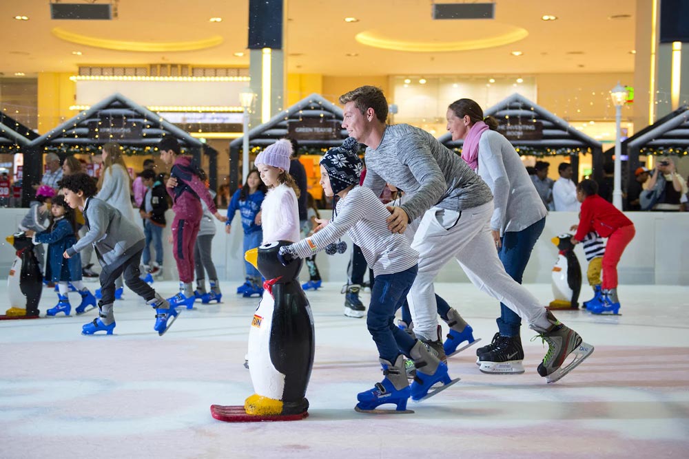  در امارات مال ice skating