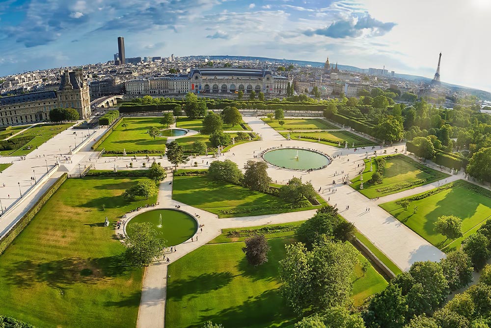 Tuileries Garden in Paris