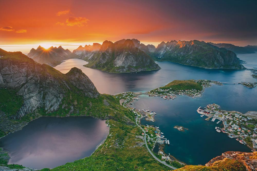 Lofoten Islands in Norway