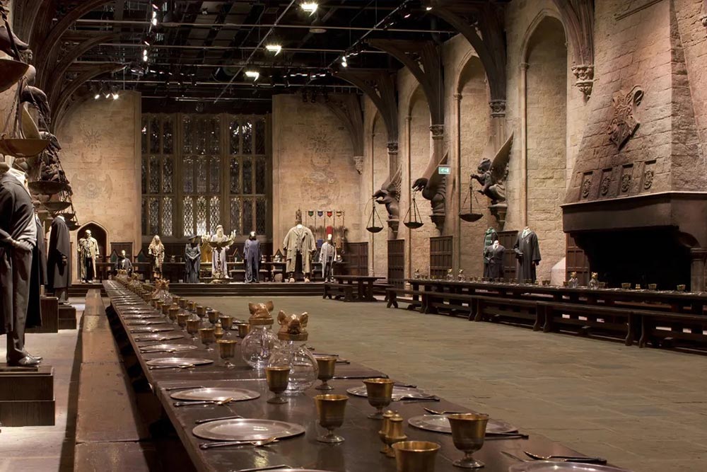 Hogwarts Great Hall in Harry Potter Studio