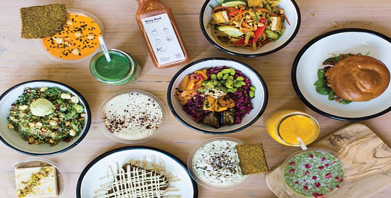 منوی رنگارنگ و سالم رستوران Bloom Vegan Kitchen دبی