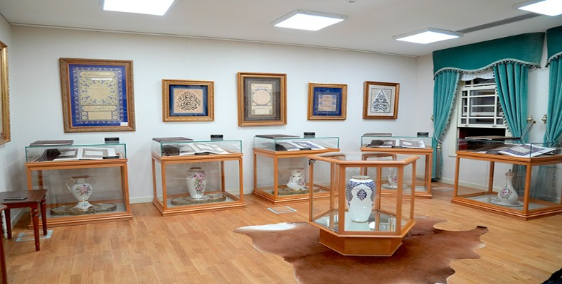 نمای داخلی گالری آثار تاریخی در موزه هنر و تمدن استانبول