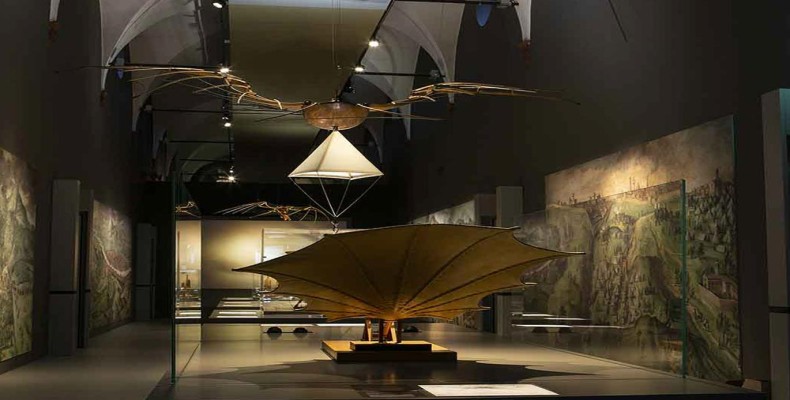 نمای داخلی موزه ملی علوم و فناوری لئوناردو داوینچی در میلان؛ موزهای مناسب بازدید خانوادگی