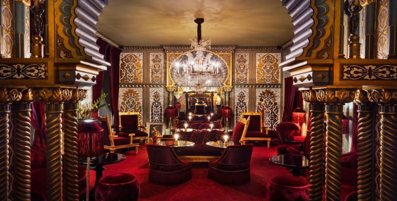 فضای داخلی بوتیک هتل Maison Souquet در منطقه مونمارتر پاریس