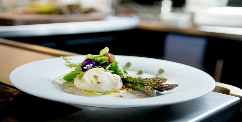 غذای فصلی و مینیمال رستوران Seven Swans فرانکفورت