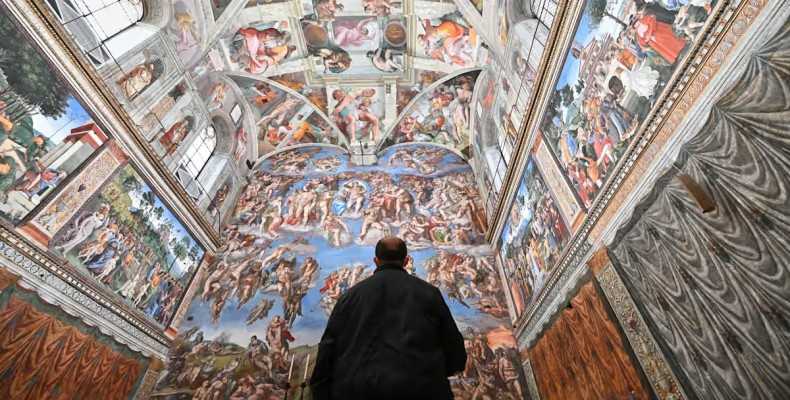 سقف کلیسای سیستین و نقاشیهای معروف میکلآنژ