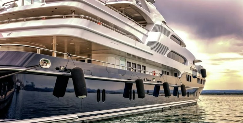 کروز دریایی در دبی هنگام غروب، یکی از محبوبترین تفریحات سفر به دبی در زمستان