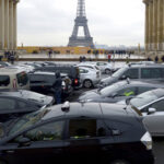 taxi in paris france