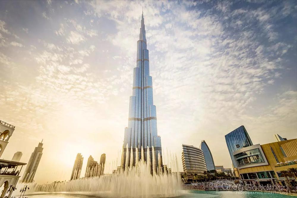 Burj Khalifa and fountains
