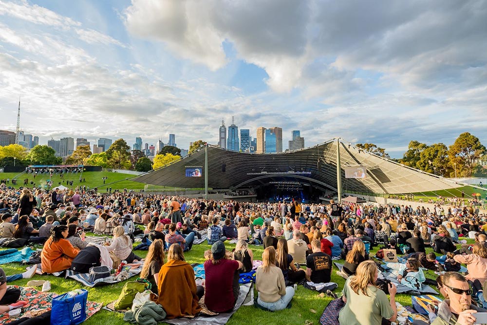 Melbourne outdoor concert