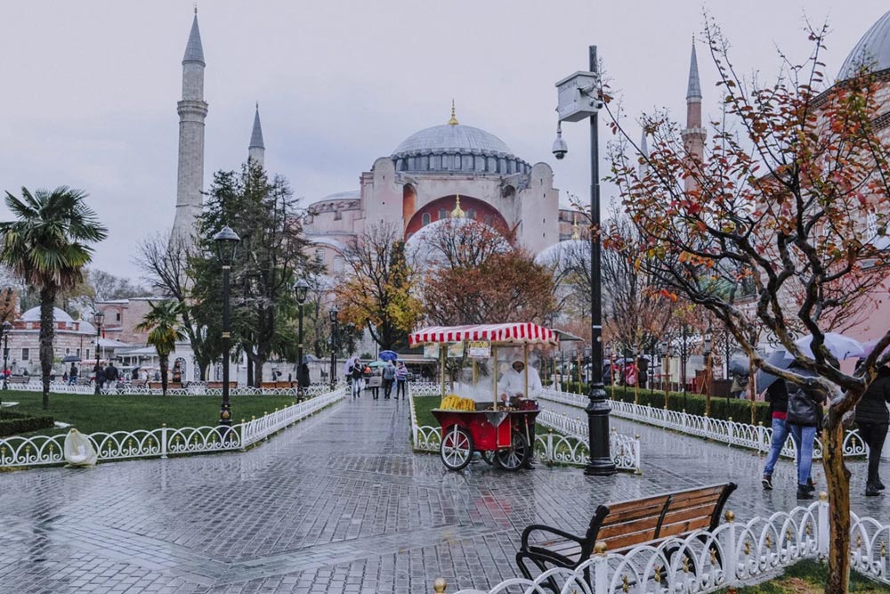 Rainy days in Istanbul