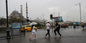 Rain in Istanbul