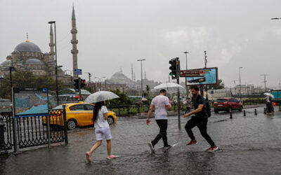 Rain in Istanbul