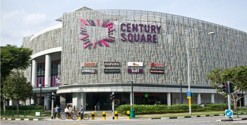 نمای بیرونی مرکز خرید Century Square سنگاپور