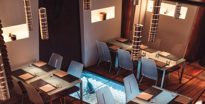 طراحی مدرن فضای داخلی رستوران گلس هوستاریا رم (Glass Hostaria)