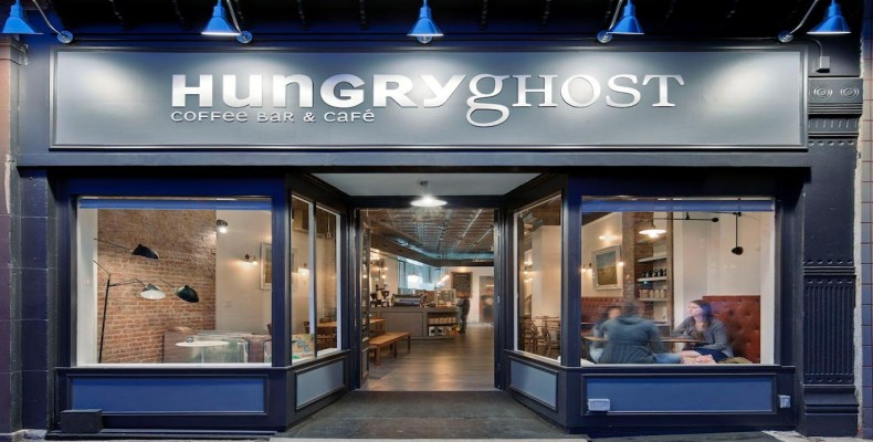 نمای بیرونی Hungry Ghost از محبوب ترین کافی شاپ های نیویورک