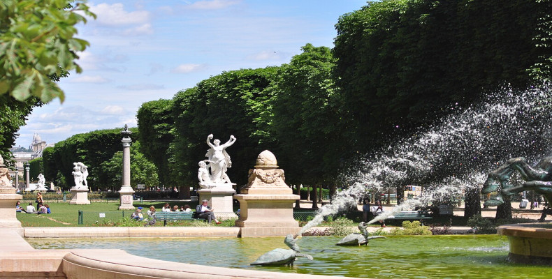 باغ بزرگ کاوشگران (Jardins des Grands Explorateurs) در باغ لوکزامبورگ