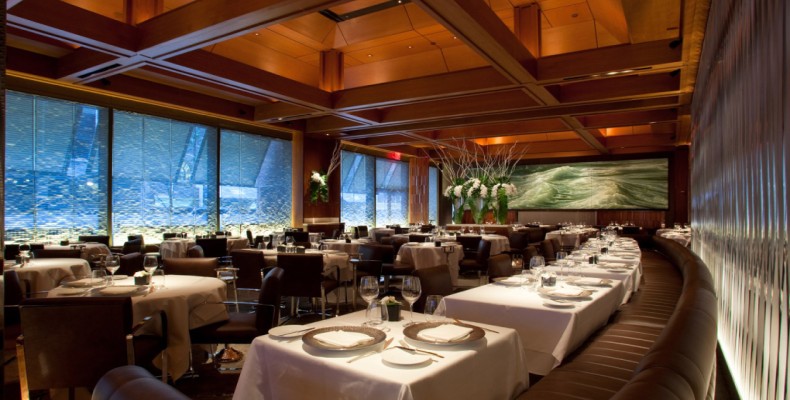 فضای داخلی لوکس Le Bernardin از لوکسترین رستورانهای نیویورک