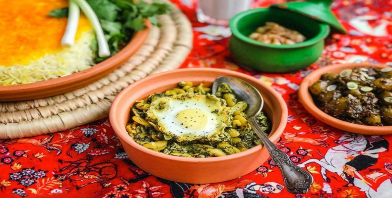 باقلاقاتق و غذاهای محلی گیلان روی سفره رنگارنگ شمالی در رشت