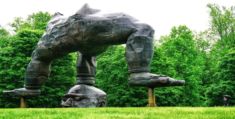 پارک مجسمه Storm King در نیویورک در فصل بهار