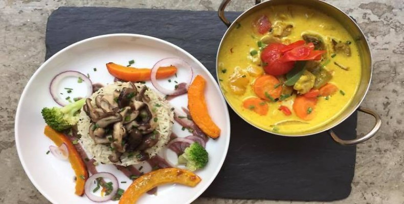 غذای خانگی وگان در Sul Kitchen نزدیک مونمارتر پاریس