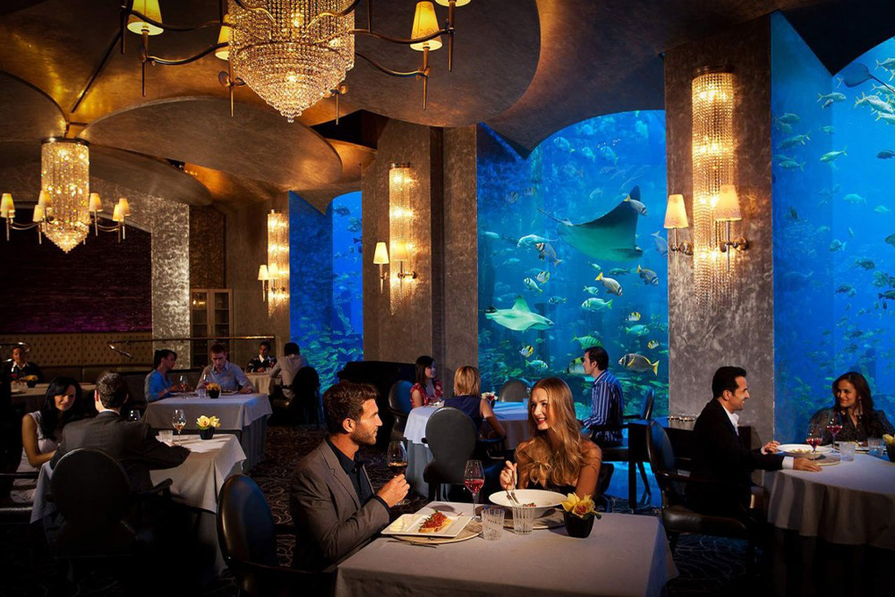 Dubai luxury restaurant