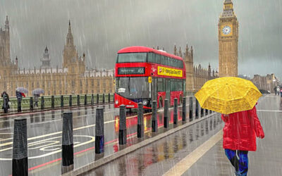 Rainy days in London