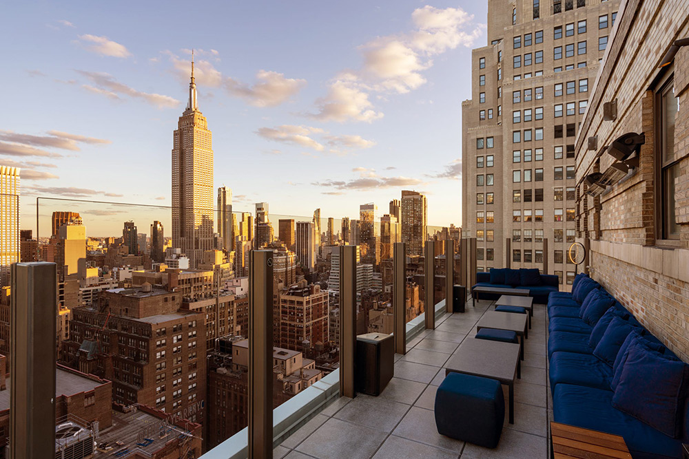 New York rooftop