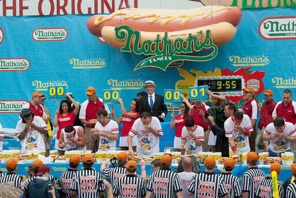 New York's Summer Hot Dog Eating Contest